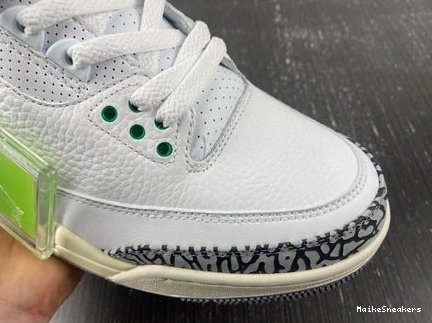 MaikeSneakers Retro 3 Fashionable 3829 Green Lucky CK9246- Jordan 1025